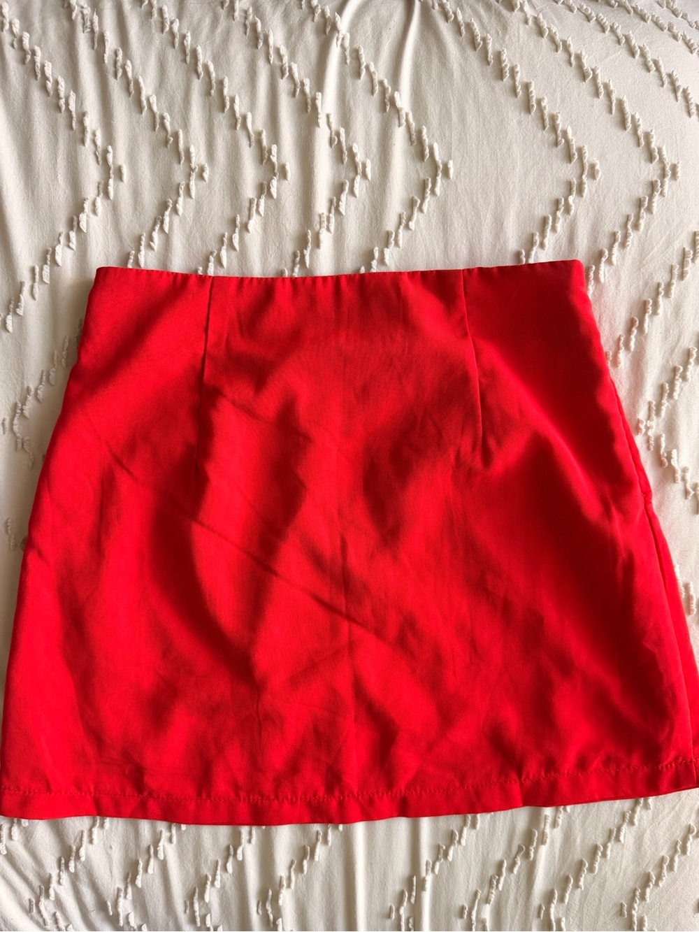 Princess Polly Red Mini Skirt - Sleek A-Line
